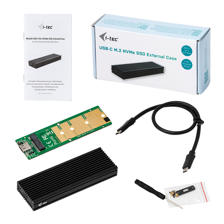 MySafe USB-C M.2 SATA Drive Metal External Case B-key